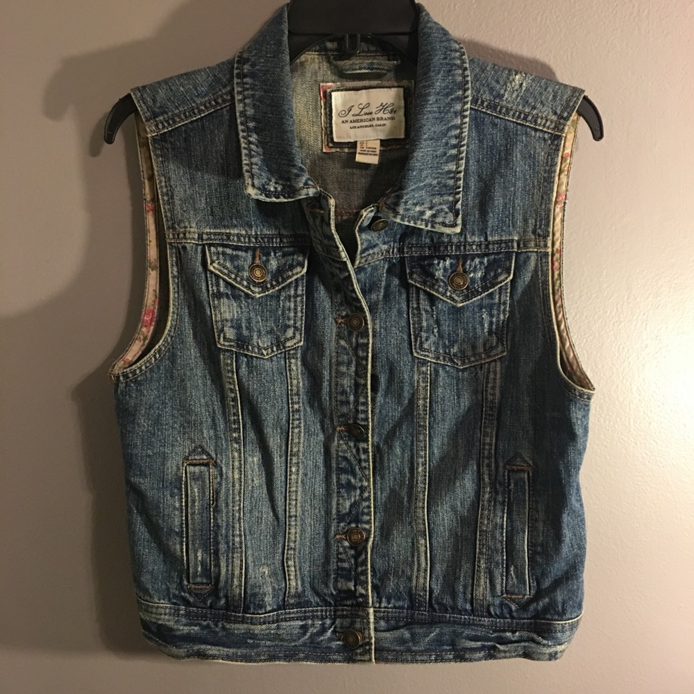 I Love H81 Denim Vest